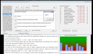 CISSP Exam Review Software for questions practice - Picture 1 of 5