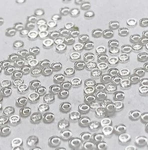 100 Gioielli Orologio Trasparente 1 mm Cappuccio Parte Orologiaio Lotto Riparazione Laboratorio Creato - Foto 1 di 5