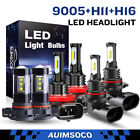For 2007-2014 Chevy Suburban Tahoe 6X 6000K Led Headlight + Fog Light Bulbs Kits