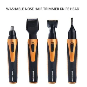 4in1 Nose Trimmer Men Rechargeable Electric Shaver Professional Hair Eyebrow Ear - Picture 1 of 10