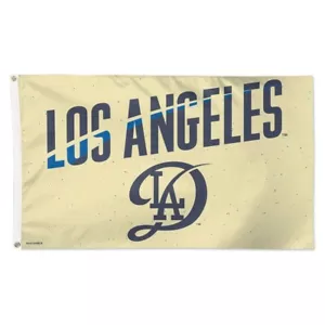 LOS ANGELES DODGERS CITY CONNECT 3'X5' DELUXE FLAG NEW WINCRAFT 👀 - Picture 1 of 1