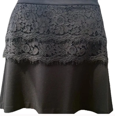 CABI soirée double layer lace ruffle skirt Size 10 - Image 1 of 4