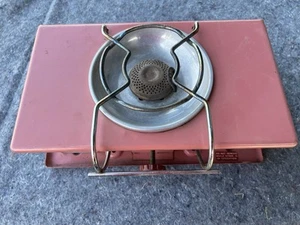 COLEMAN LP GAS PICNIC STOVE - Untested - Wear on bottom - Pink - Picture 1 of 7
