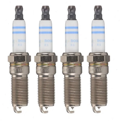 Bujías dobles de iridio Bosch de 4 piezas para Chevrolet Malibu 2004-2015 2,2 L fc Foto 1 de 4