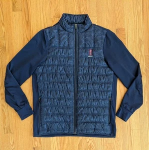Straight Down Jacket Men’s S Camo Puffer Golf Insulated Full Zip Beverly Country - Picture 1 of 9