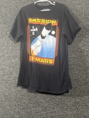 Camiseta Place Boys Mission To Mars gráfica manga curta tamanho L 10/12 - Imagem 1 de 4