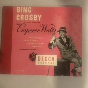 Bing Crosby, 78rpm, Album Of 2, V+, The Emperor Waltz, Decca Album A-620 - Picture 1 of 5