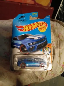 HOT WHEELS 2016 MUSCLE MANIA '16 CAMARO SS BLUE 9/10 - Picture 1 of 2