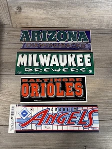 Adesivo vintage Wincraft squadre varie decalcomania baseball MLB - MODIFICATO - Foto 1 di 4