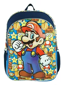 Lizenzierter Super Mario 16 Zoll großer Rucksack - Bild 1 von 2