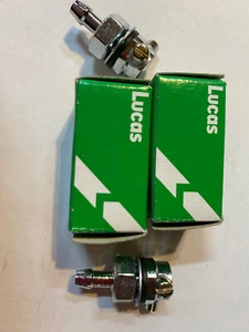 PAIR MGF MG F MGTF MG TF Chrome LUCAS Stainless Twin Wiper Washer Nozzle Jet - Picture 1 of 4
