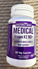 Doctors Made Vitamin K2  MD+ 100 mcg g 60 Veg Capsules