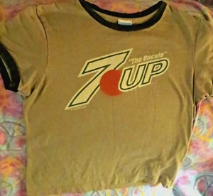7UP "THE UNCOLA" - CUTE FITTED TEE SHIRT - Picture 1 of 3