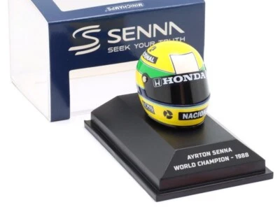 Minichamps Helm 1988 Weltmeister - Ayrton Senna Maßstab 1:8 - Bild 1 von 4