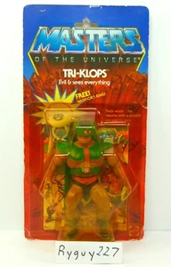 MOTU, Tri-Klops, Masters of the Universe, MOC, carded, figure, He Man, sealed - Picture 1 of 10