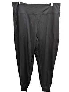 Smoothfeel Women's Size 5XL Black Lightweight Leggings Stretch Pockets - Picture 1 of 6