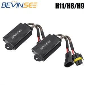 Bombilla de faro LED H11 Canbus sin errores Antiparpadeo Cancelador Cancelador Decodificador - Imagen 1 de 8