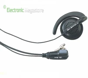 MICROFONO AURICOLARE MIDLAND MA 24 L PARLA ASCOLTA 2 PIN VOX PTT INTEK MT5050 - Foto 1 di 1