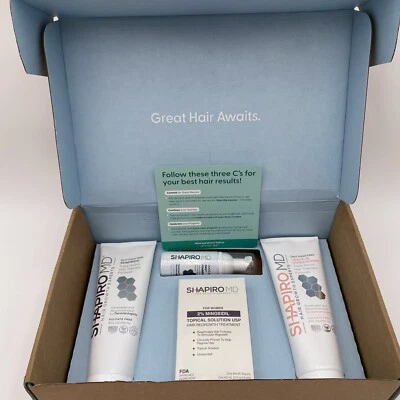 Kit de regeneración del cabello para mujer: champú, acondicionador, 2% minoxidil, espuma sin enjuague Foto 1 de 3