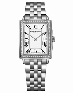 Raymond Weil Women's Toccata Quartz Stainless Steel Rectangular Diamond Watch