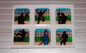 Data East Secret Service Pinball Machine Drop Target Decal Set ORIGINAL STYLE - Picture 1 of 1