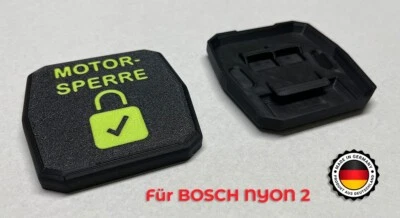 3D-4U.EU Design-Abdeckung für Bosch NYON 2 Displayhalterung (BUI350) mit Beschriftung