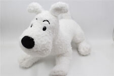 New The Adventures of Tintin Snowy Dog White dog 13" Soft Plush Doll Toy