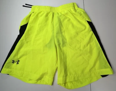 Pantalones Cortos Under Armour Para Hombre Forrados Calce Suelto Amarillo Neón Ropa Activa Talla Pequeña 6" Foto 1 de 4
