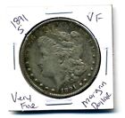 1891 S VF MORGAN DOLLAR 100 CENT  FINE 90 SILVER US $1 FINE COIN 8545