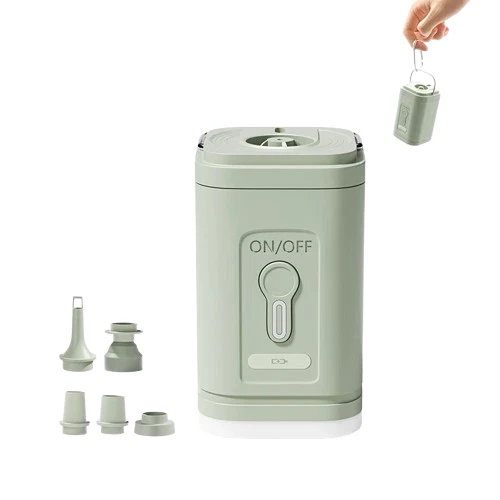 Mini Compresseur d'Air sans Fil Pompe à Air Electrique Gonfleur 3 en 1 USB - Photo 1/4