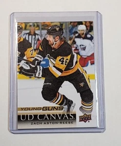 2018-19 UPPER DECK YOUNG GUNS CANVAS C100 ZACH ASTON-REESE - Picture 1 of 2