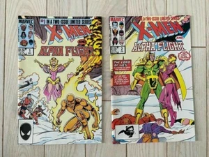 X-Men and Alpha Flight #1 & #2 Two Issue Limited Series (1985 1986 Marvel) EX/NM - Picture 1 of 11