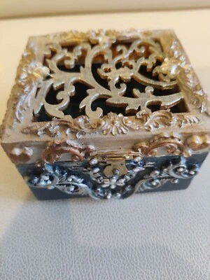 Individual author's work Hand made jewelry Trinket Storage BOX *Mademoisel* - Image 1 of 4