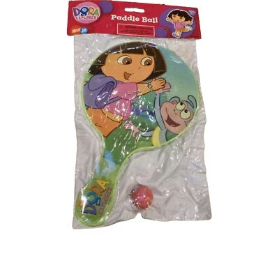 Dora Explorer Niños Juguete Pelota De Pádel De Colección 2004 NUEVO  Foto 1 de 4