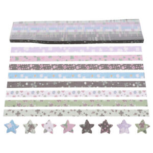  540Pcs Star Origami Papers Colored Star Paper Strips DIY Origami Stars Paper