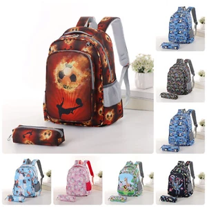 Zaino Unisex Bambini con Astuccio Portamatite Pulisci Viaggio Palestra Borsa a Tracolla YB - Foto 1 di 33