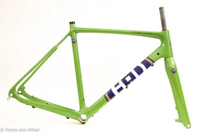 A-D Ubercross Carbon Disc Limited Styria 56.5cm carbon frameset BB86 cyclocross - Image 1 of 4