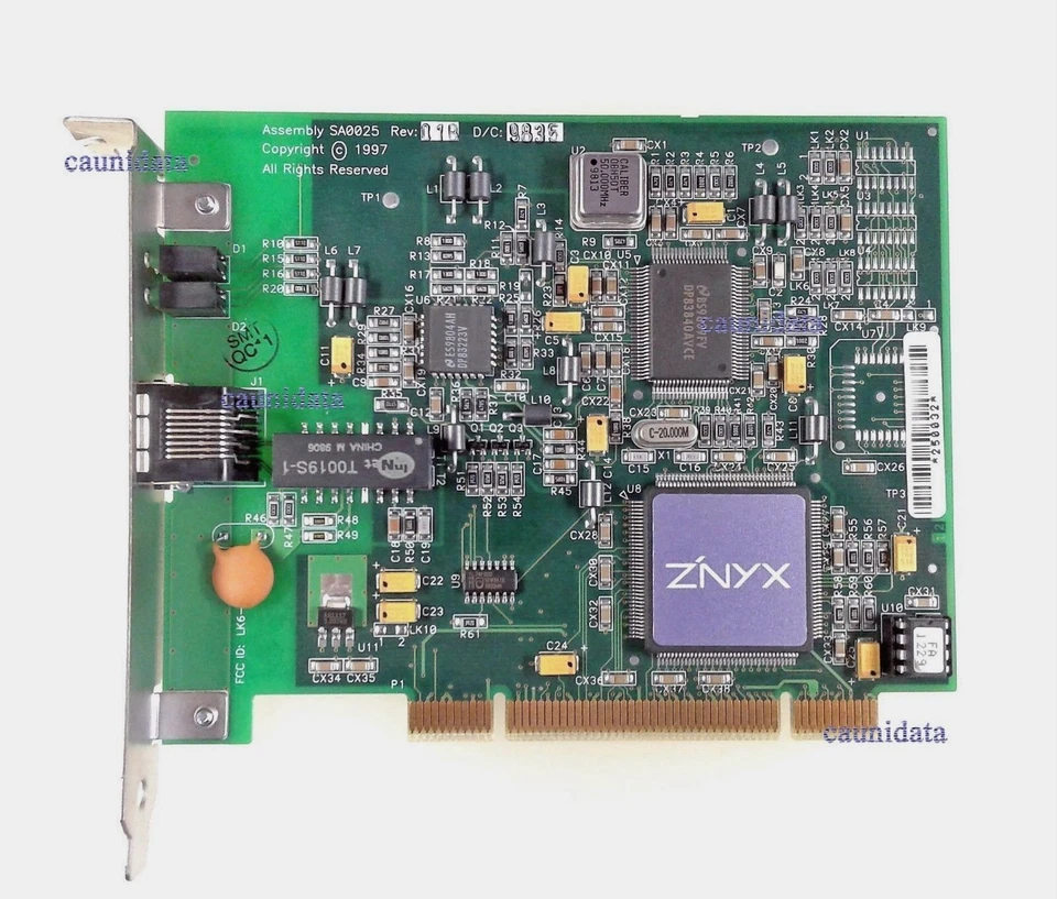 ZNYX NETBLASTER ZX345 PCI NETWORK CARD SA0025 10/100BaseT LK6-ZX345 ZX345E161961 - Image 1 of 1