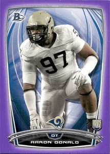 Aaron Donald Rookie - 2014 Topps Bowman Football - Purple #78 - Bild 1 von 2
