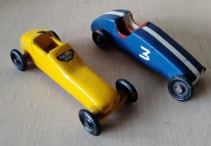 LOTE 2 COCHES DERBY DE PINO antiguos Boy Scouts of America años 50 BUENOS - Imagen 1 de 7