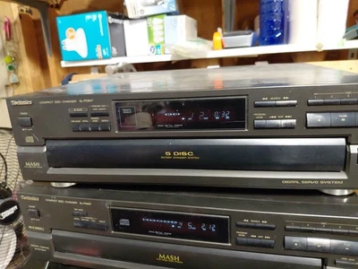 Technics SL-PD847 5 Compact Disc testedMASH Changer Player No Remote Tested - Image 1 of 4