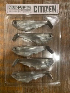 Working Class Zero WCZ Citizen Micro 3.5 Swimbait - SILVER NEW 5 Pack - Picture 1 of 3