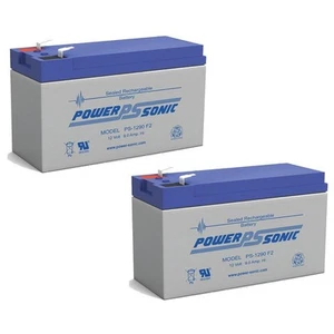 Power-Sonic 12V 9AH Replacement Battery for High Temp Razor E300 - 2 Pack - Picture 1 of 2