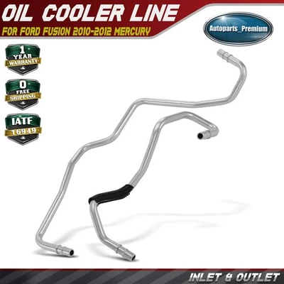 Inlet & Outlet Automatic Transmission Oil Cooler Line for Ford Fusion Mercury - Image 1 of 4