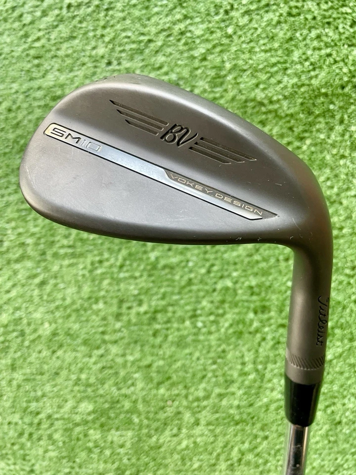 Titleist Vokey SM10 Mazza da golf uomo nera sabbia zeppa 56 12D zeppa flessibile mano destra - Immagine 1 di 4