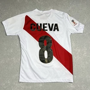UMBRO JERSEY PERU FIFA World Cup RUSSIA 2018 FPF Christian Cueva #8 Youth SZ 12 - Picture 1 of 9