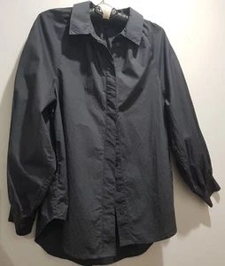 COUNTRY ROAD Hidden Closure Blouson Sleeve Shirt 12 *unworn* - Picture 1 of 4