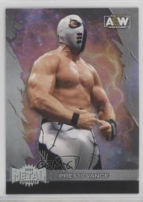 2022 Skybox Metal Universe AEW All Elite Wrestling Preston Vance #57 Rookie RC - Image 1 of 2