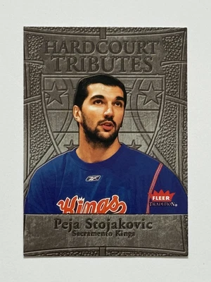 Peja Stojakovic 04-05 Fleer Tradition Hardcourt Tributes Insert - Imagem 1 de 2