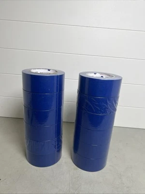 Intertape Blue Painters Tape, 2 Inch Masking Tape Bulk Set of 12 Rolls NEW - Image 1 of 4